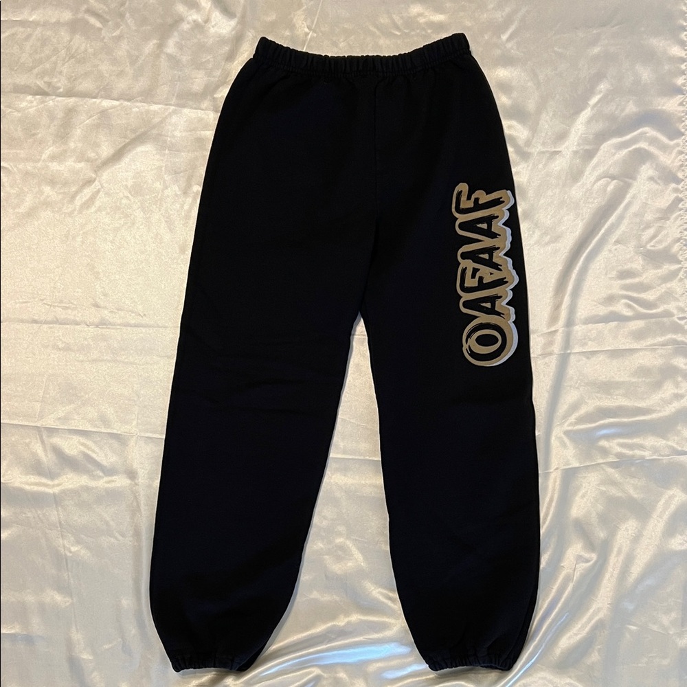 Black TGLC Jogger Pants “Boxing” Theme
